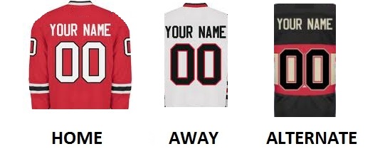 (image for) CHICAGO Pro Hockey Number Kit